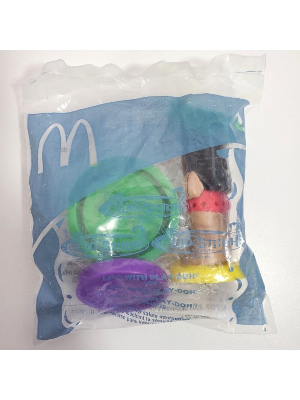 Lilo And Stitch Play Doh McDonalds Happy Meal #2 Toy & David Figure